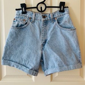 Levi’s Vintage High Waisted Denim Shorts